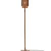 Vloerlamp Bhutan - Bamboe/Zwart - 20x20x135cm