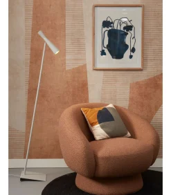 Vloerlamp Bordeaux - Grijs - 22x36x145.5cm