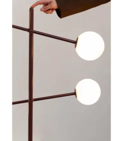 Vloerlamp Copenhagen - Rood - 48x26x170cm