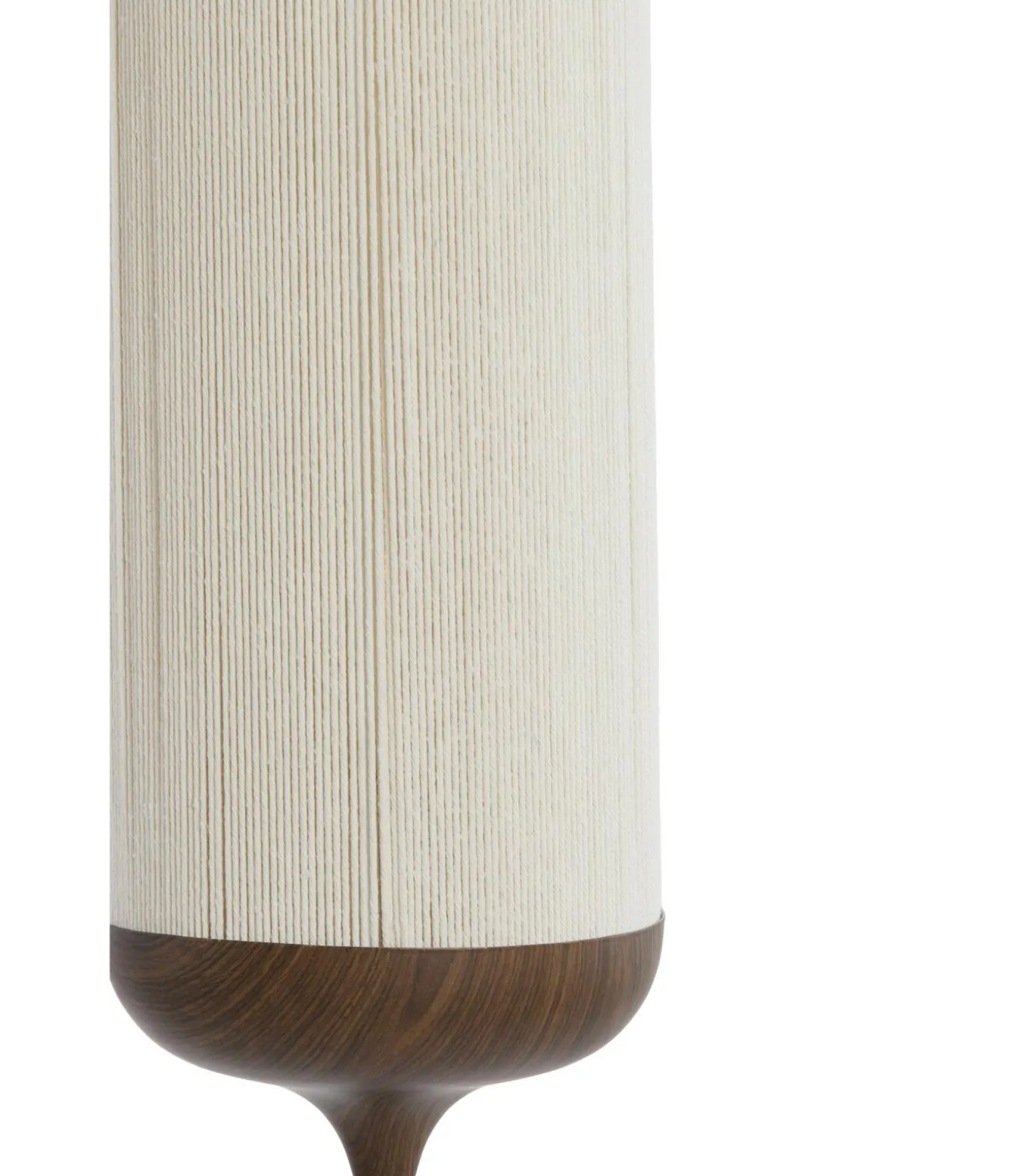 Vloerlamp Dania - Crème/Bruin - Ø23x159cm