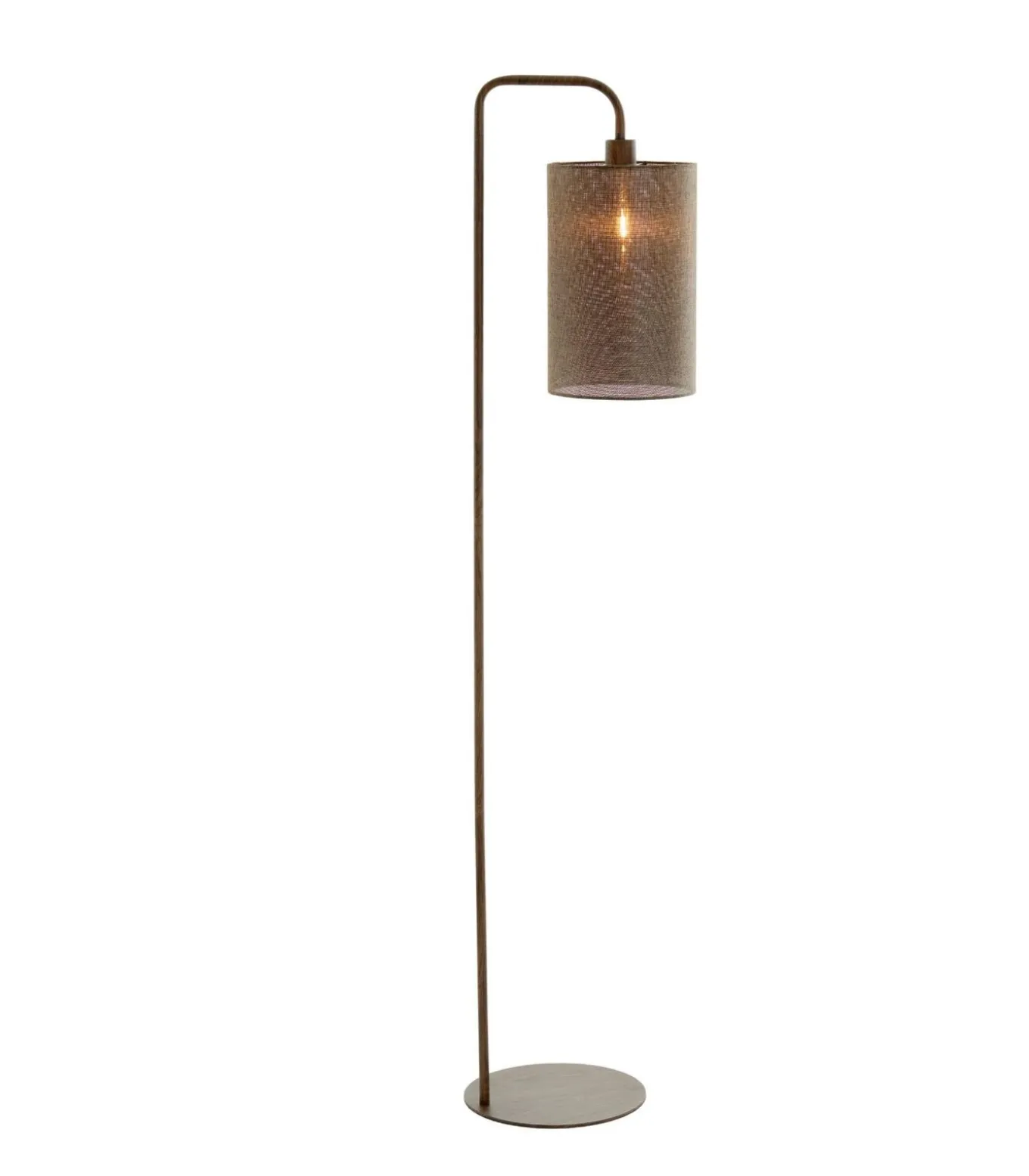 Vloerlamp Donio - Bruin - 33.5x28x155cm