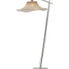 Vloerlamp Ibiza - Bamboe Wit/Naturel - 83x65x176cm