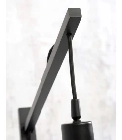 Vloerlamp Ibiza - Bamboe Zwart - 83x65x176cm