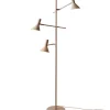 Vloerlamp Izmir - Bruin - 59x42x171cm