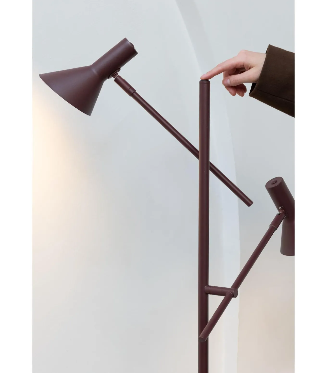 Vloerlamp Izmir - Rood - 59x42x171cm