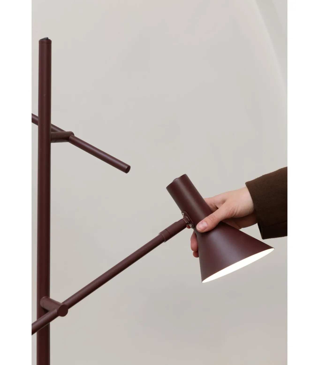 Vloerlamp Izmir - Rood - 59x42x171cm