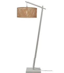 Vloerlamp Java - Bamboe Wit/Naturel - 75x50x176cm