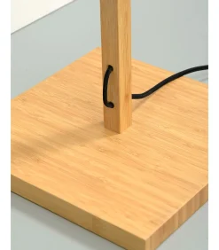 Vloerlamp Java - Bamboe/Zwart - Ø50x158cm