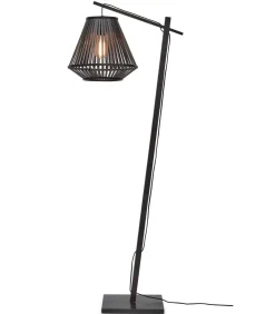 Vloerlamp Merapi - Bamboe Zwart - 57x30x150cm