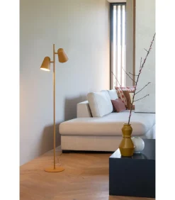Vloerlamp Salamanca - Geel - 28x28x145cm