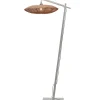 Vloerlamp Tanami - Bamboe Wit/Rotan - 78x55x176cm