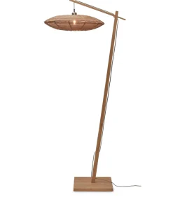 Vloerlamp Tanami - Bamboe/Rotan - 78x55x176cm