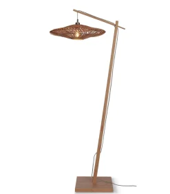 Vloerlamp Zanzibar - Bamboe/Rotan - 73x55x176cm