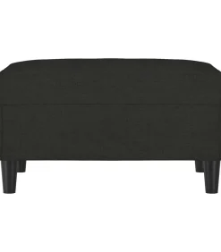 Voetenbank 70x55x41 cm stof zwart