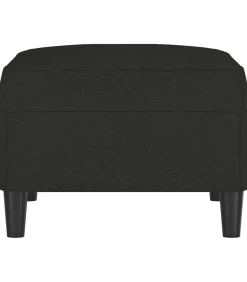 Voetenbank 70x55x41 cm stof zwart