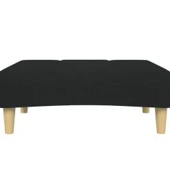 Voetenbank 77x55x31 cm stof zwart