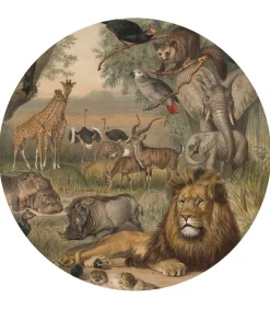 WallArt Behangcirkel Animals of Africa 190 cm