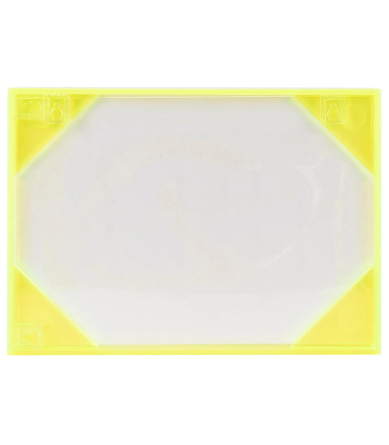 Wanddecoratie Hola Medium - Geel - 3x31x22cm