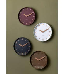 Wandklok Amena - Wit - 40x40x40cm