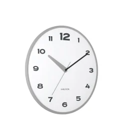 Wandklok Brisk Dome - Donkergrijs - Ø40cm