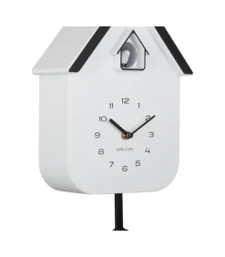 Wandklok Dupla Color Cuckoo - Wit - 21.5x21.5x41.5cm