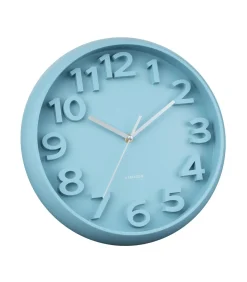 Wandklok Elevated Classic Numbers - Mistig blauw - 5x33.5x33.5cm