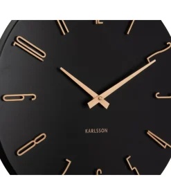 Wandklok Esmerado - Zwart - 40x40x40cm