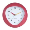 Wandklok Funky Vibes - Scarlet rood - 4.4x25.5x25.5cm