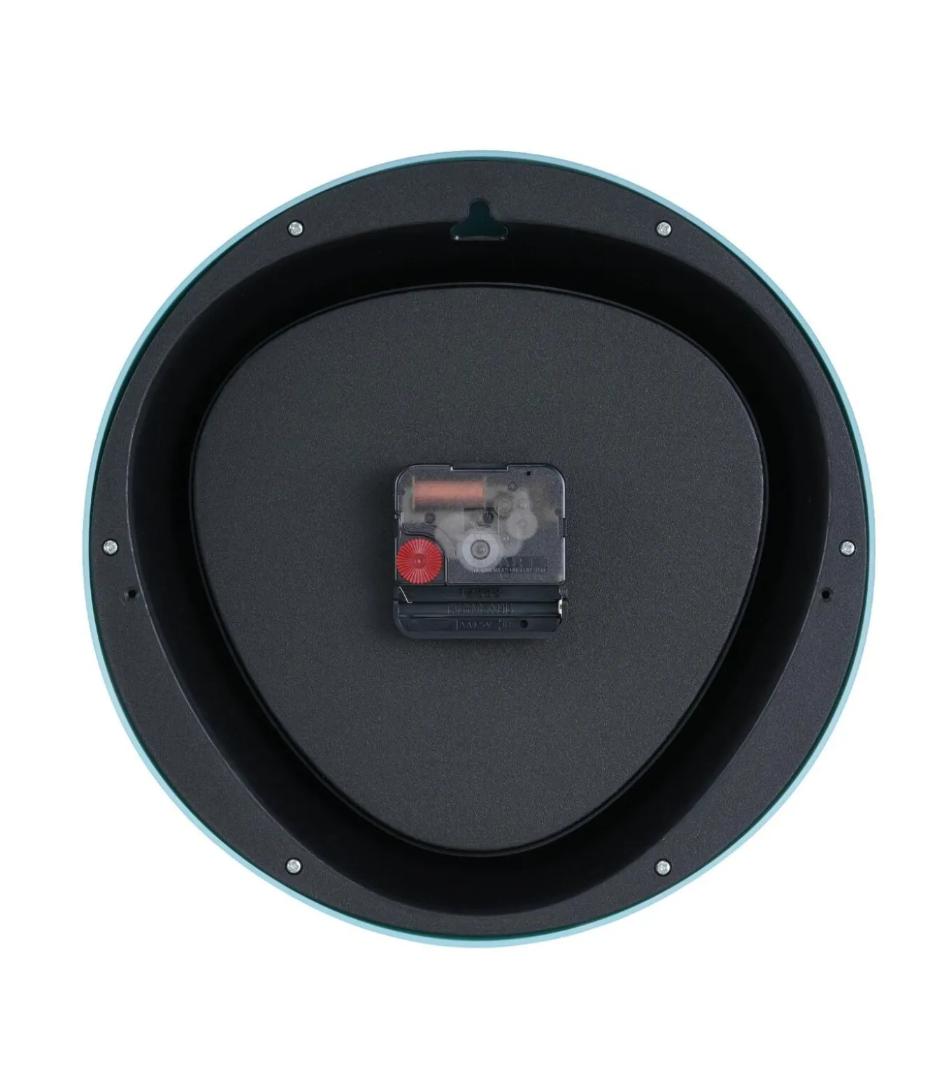 Wandklok Funky Vibes - Turquoise - 4.4x25.5x25.5cm