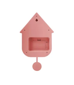Wandklok Modern Cuckoo Oro - Roze - 21.5x8.5x41cm