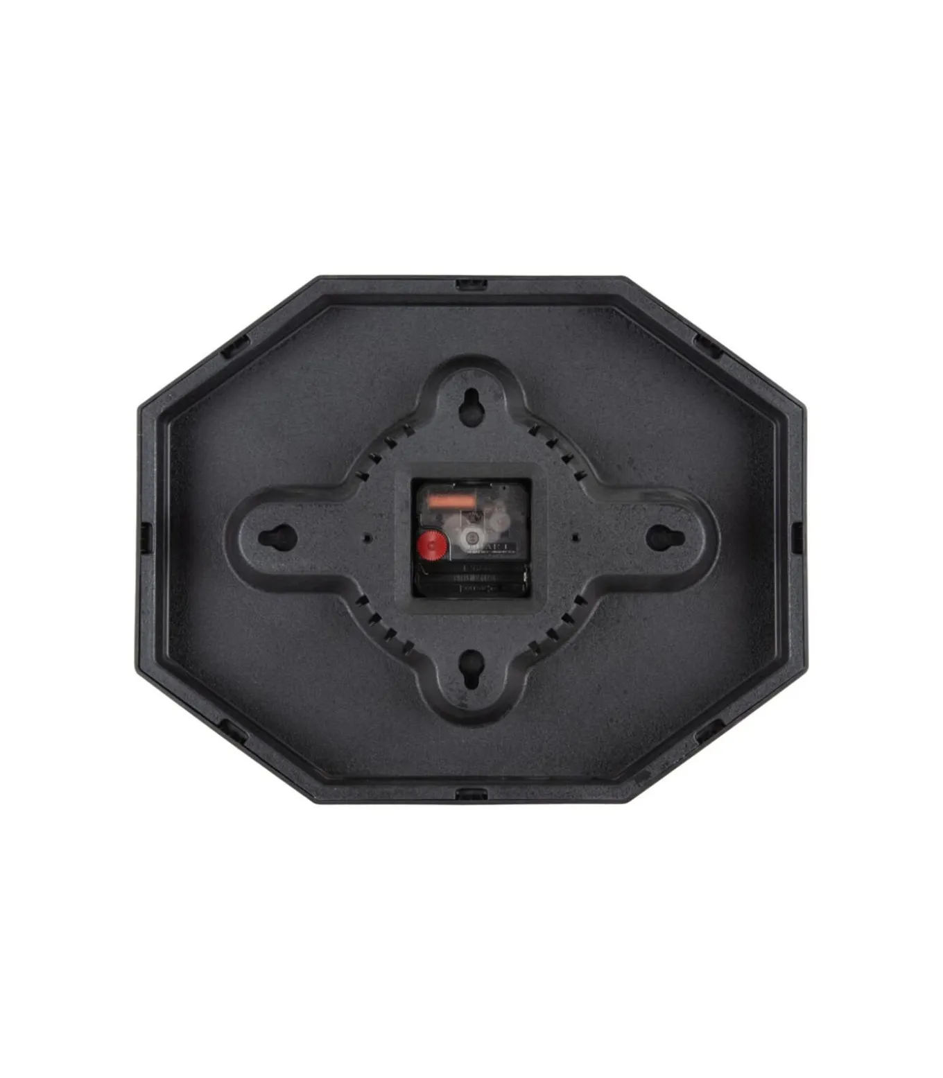 Wandklok Modern Factory Octagon - Bruin - 32x32x26cm