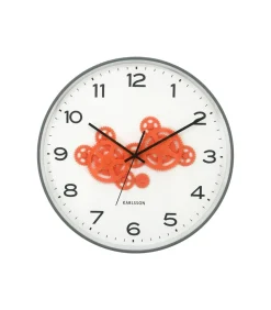 Wandklok Open Gear - Grijs - 40.8x40.8x40.8cm