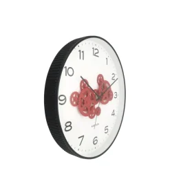 Wandklok Open Gear - Zwart - 40.8x40.8x40.8cm