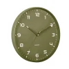 Wandklok Orgullo - Legergroen - Ø40cm