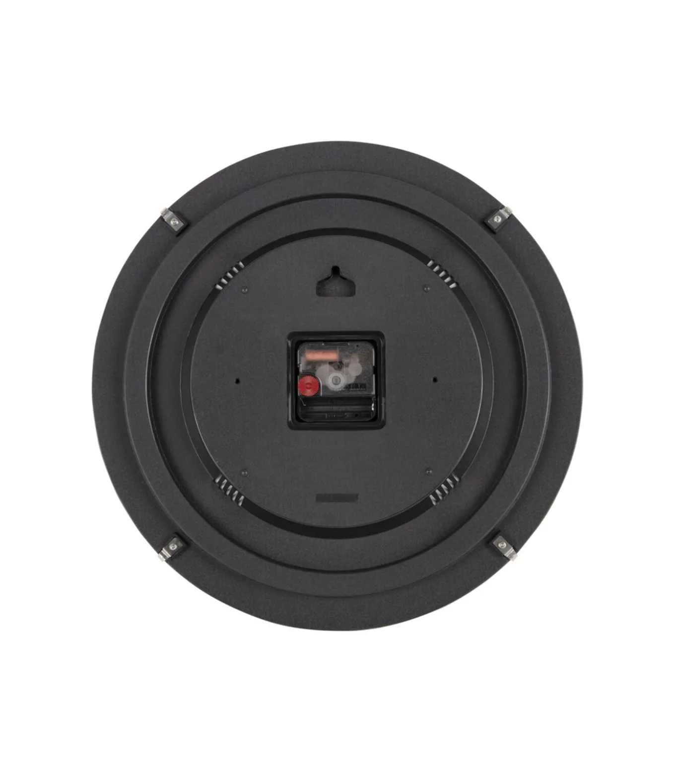 Wandklok Realista Dome - Geel - 35x35x35cm