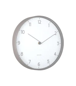 Wandklok Sencillez - Donkergrijs - Ø30cm