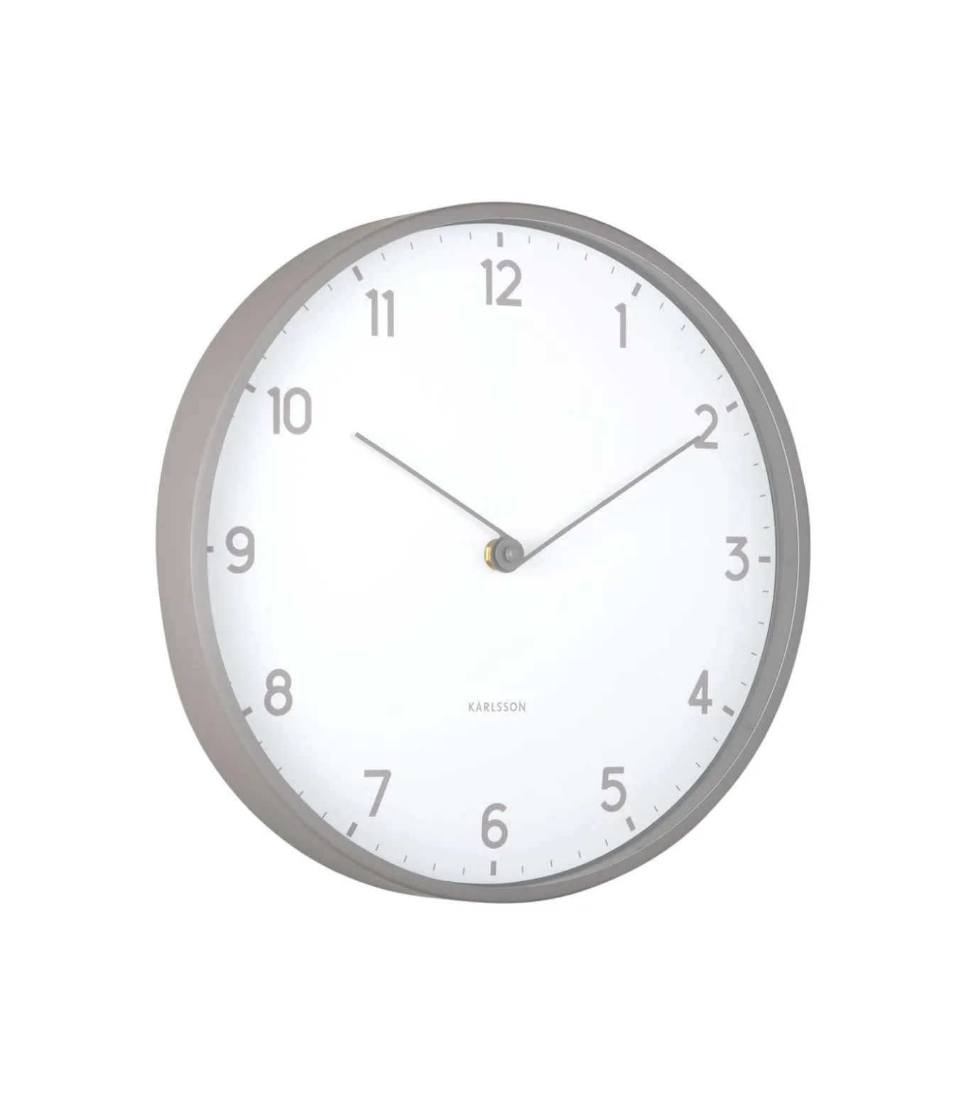 Wandklok Sencillez - Donkergrijs - Ø30cm