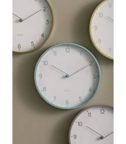 Wandklok Sencillez - Theegroen - Ø30cm