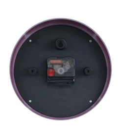 Wandklok Slope - Dark mauve - Ø20cm