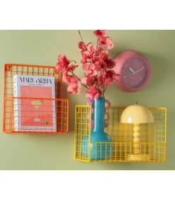 Wandklok Slope - Lichtroze - Ø20cm