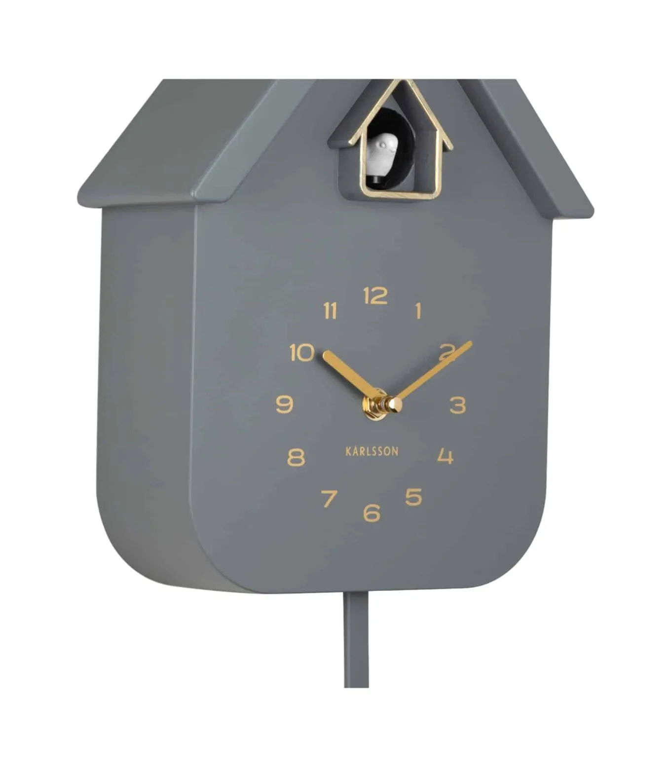 Wandklok Solo Color Cuckoo - Grijs - 6x21,5x41cm