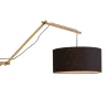 Wandlamp Andes - Bamboe/Zwart - 95x47x55cm