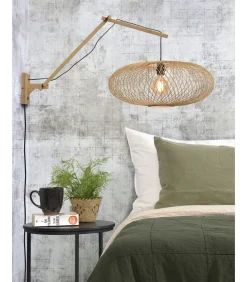 Wandlamp Cango - Bamboe - 105x60x60cm