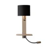 Wandlamp Florence - Bruin - 24x24x52cm