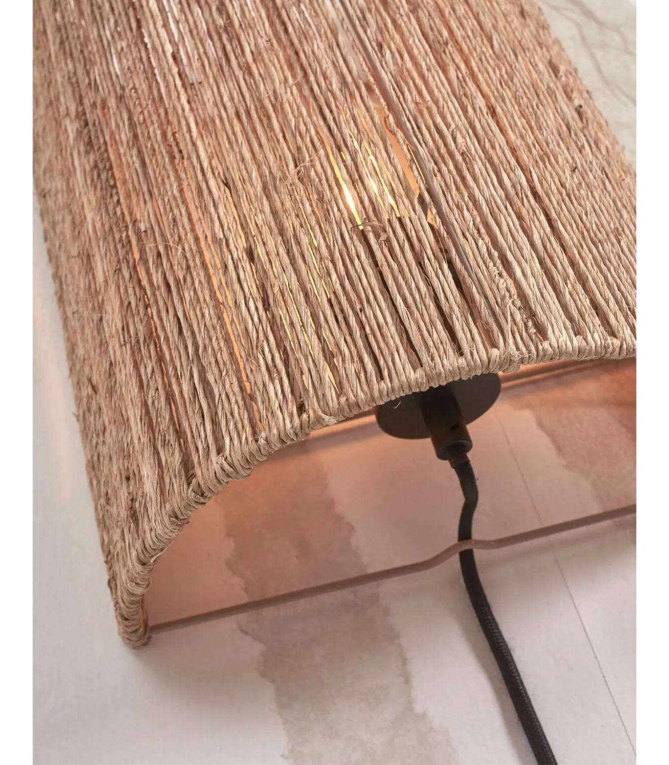 Wandlamp Iguazu - Jute - 25x25x32cm