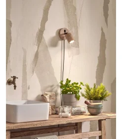 Wandlamp Java - Bamboe - Ø12cm