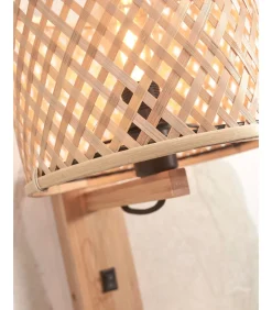 Wandlamp Java - Bamboe - 30x22x52cm