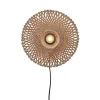 Wandlamp Kalimantan - Bamboe - Ø30cm