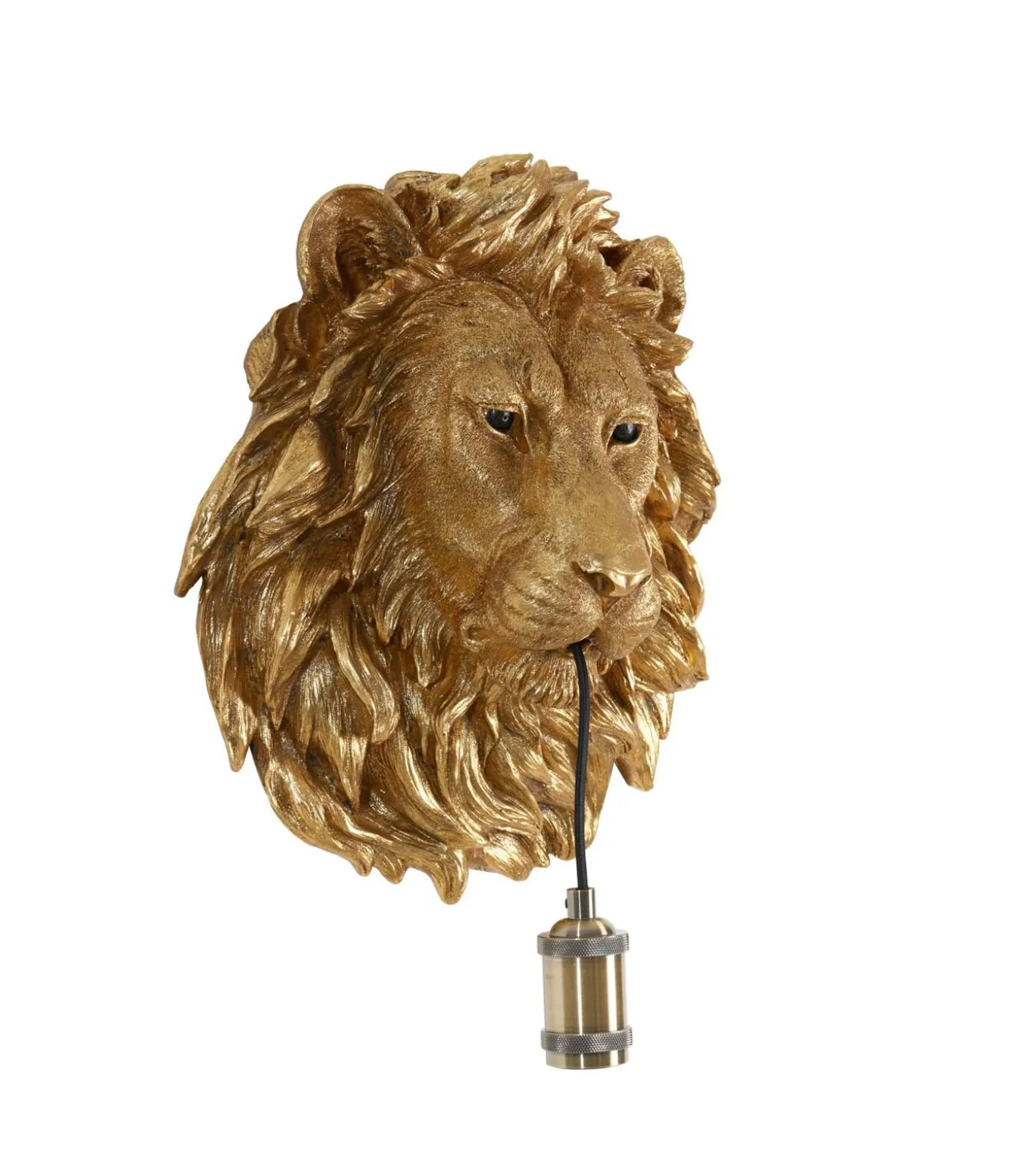 Wandlamp Lion - Brons - 33.5x19x40.5cm