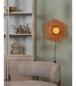 Wandlamp Madura - Naturel - Ø44cm
